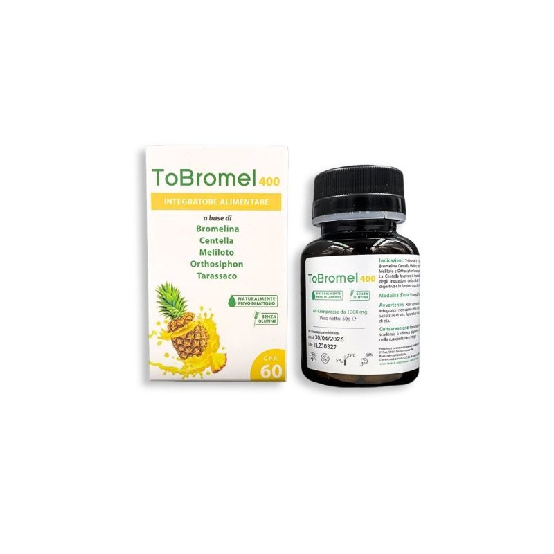 TOBROMEL 400 60 COMPRESSE