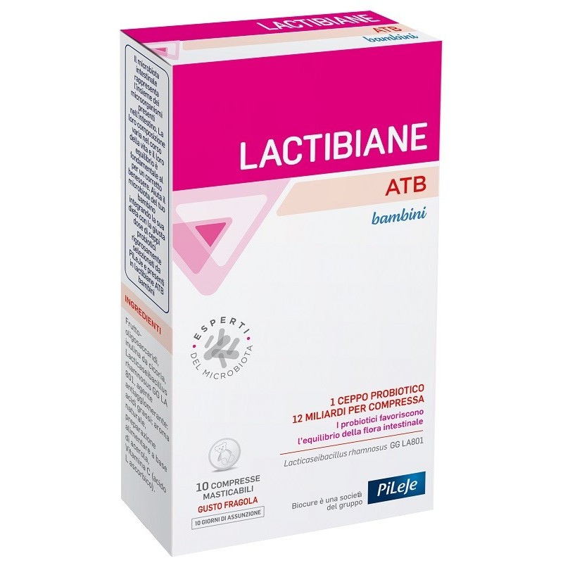 LACTIBIANE ATB BAMBINI 10 COMPRESSE MASTICABILI