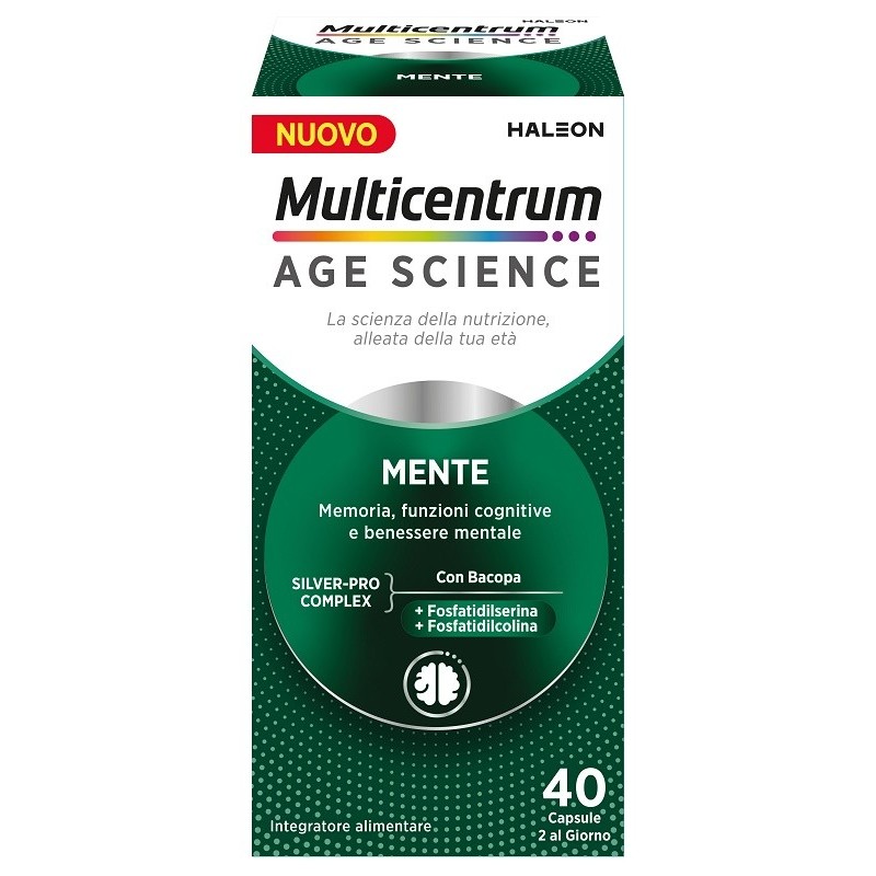 MULTICENTRUM AGE SCIENCE MENTE 40 CAPSULE