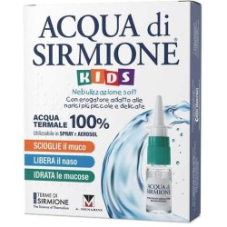 ACQUA DI SIRMIONE KIDS NEBULIZZAZIONE SOFT ACQUA TERMALE 100% 6 FLACONCINI PLURIDOSE X 15 ML