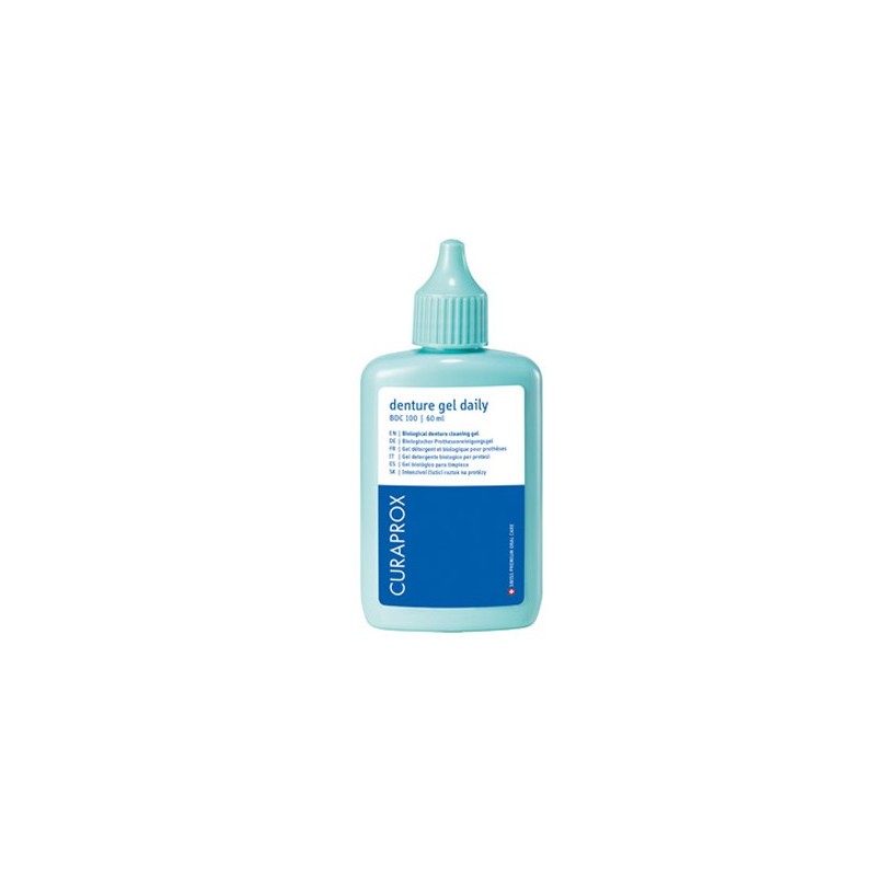 CURAPROX BDC 100 DAILY GEL PER LA PULIZIA QUOTIDIANA DELLA DENTIERA E DEGLI APPARECCHI MOBILI 60 ML 1 PEZZO