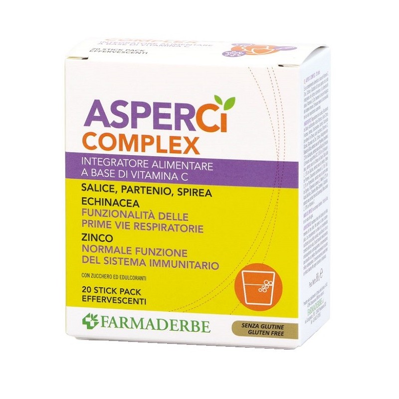 ASPER CI COMPLEX 20 STICK PACK EFFERVESCENTI 4,4 G