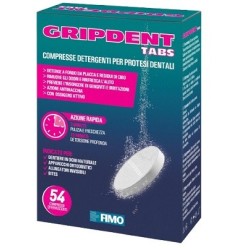 GRIPDENT TABS DETERGENTE PER PROTESI DENTARIA 54 COMPRESSE