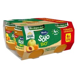 HERO SOLO OMOGENEIZZATO MELA PESCA E ALBICOCCA 4X120 G