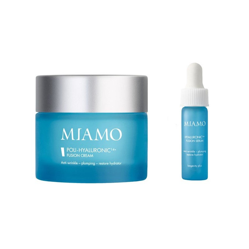 MIAMO POLI HYALURONIC14+ FUSION CREAM BUNDLE CREAM 50 ML + SERUM 4 ML