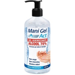 MANI GEL ACT GEL IGIENIZZANTE ALCOOL 70% 500 ML