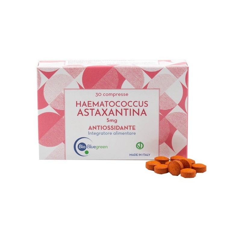 BIO BLUEGREEN HAEMATOCOCCUS ASTAXANTINA 30 COMPRESSE BIO BLUEGREEN HAEMATOCOCCUS ASTAXANTINA 30 COMPRESSE