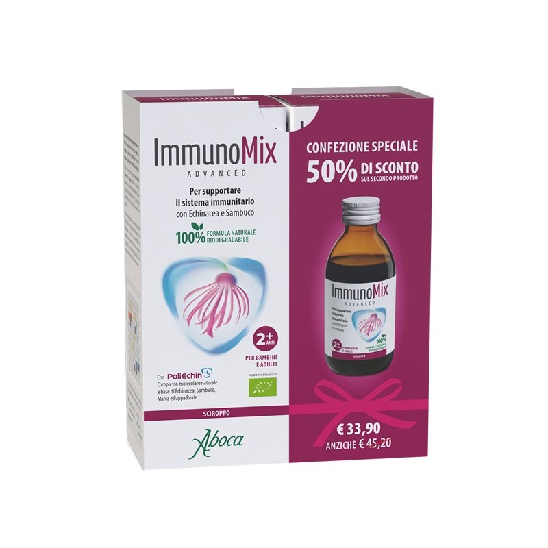 IMMUNOMIX ADVANCED SCIROPPO CONFEZIONE SPECIALE 2 PEZZI