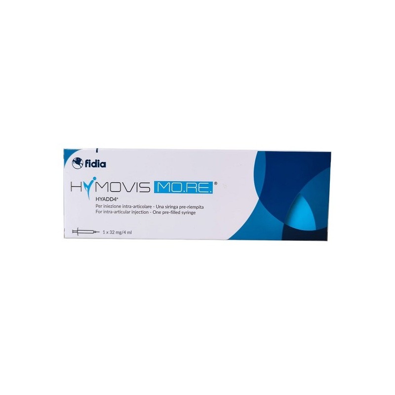 SIRINGA INTRA-ARTICOLARE PRERIEMPITA HYMOVIS MO RE HYADD4 ESADECILLAMIDE ACIDO IALURONICO 32MG/4ML 4 ML