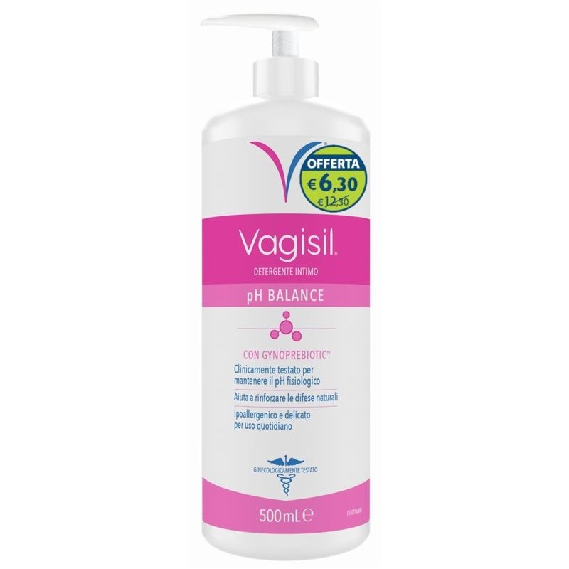 VAGISIL DETERGENTE PH BALANCE 500 ML OFFERTA SPECIALE