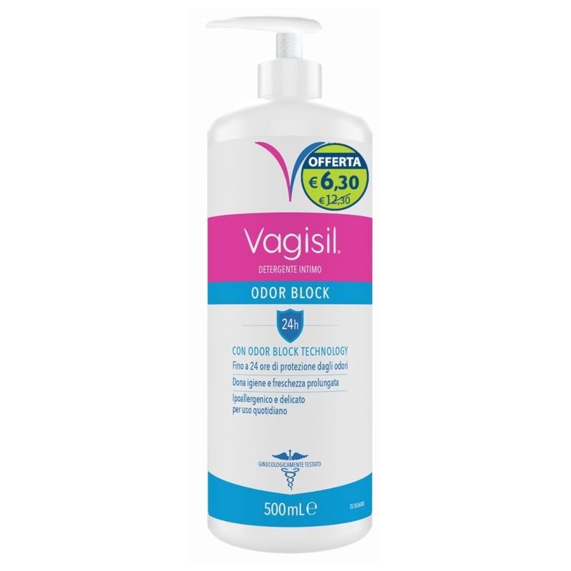 VAGISIL DETERGENTE ODOR BLOCK 500 ML OFFERTA SPECIALE