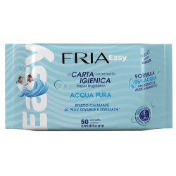 FRIA EASY CARTA IGIENICA ACQUA PURA EFFETTO CALMANTE 50 SALVIETTE