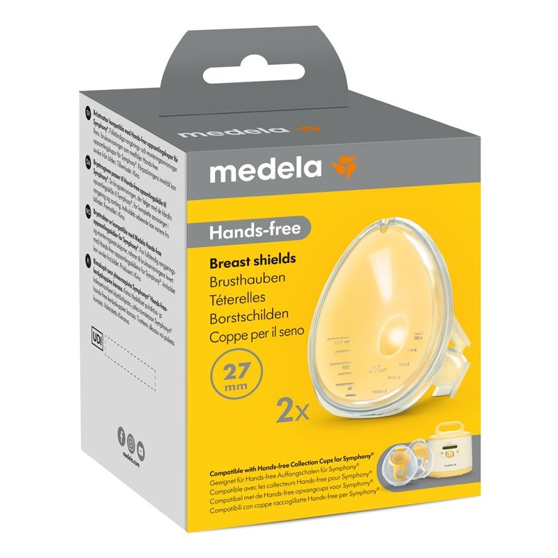 HANDS-FREE COPPE SYMPHONY 27MM SET TIRALATTE 2 PEZZI