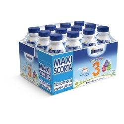 HUMANA 3 PROBALANCE MULTIPACK MAXI SCORTA 12 BOTTIGLIE DA 470 ML