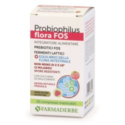 PROBIOPHILUS FLORA FOS 30 COMPRESSE MASTICABILI DA 1,6 G