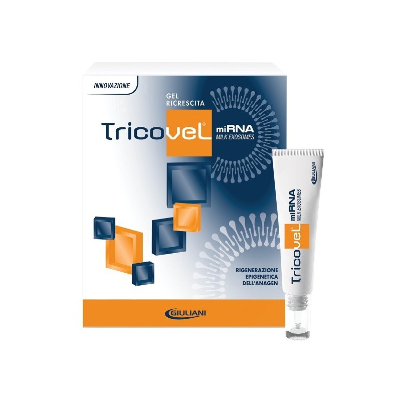 TRICOVEL MIRNA MILK EXOSOMES GEL RICRESCITA 4 TUBETTI DA 15 ML