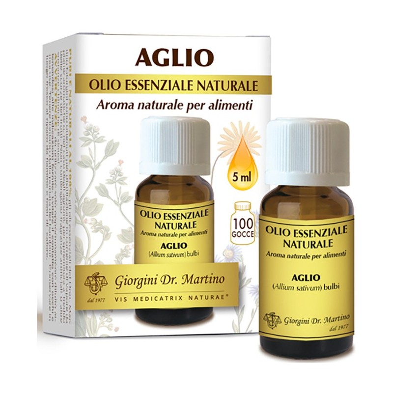 AGLIO OLIO ESSENZIALE NATURALE 5 ML