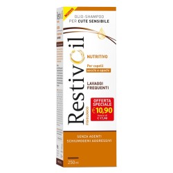 RESTIVOIL NUTRITIVO PER CAPELLI SECCHI E OPACHI LAVAGGI FREQUENTI OFFERTA SPECIALE 250 ML
