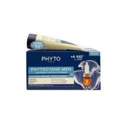 PHYTO PARIS SET CYANE MEN 12 FIALE DA 5 ML + SHAMPOO ANTICADUTA 100 ML 25