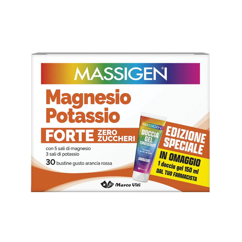 MASSIGEN MAGNESIO POTASSIO FORTE 30 BUSTINE EDIZIONE SPECIALE 2025
