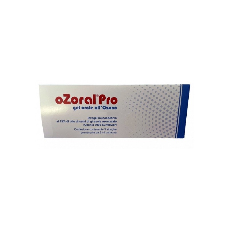 OZORAL PRO GEL ORALE SIRINGHE PRE-RIEMPITE 5 SIRINGHE DA 2 ML