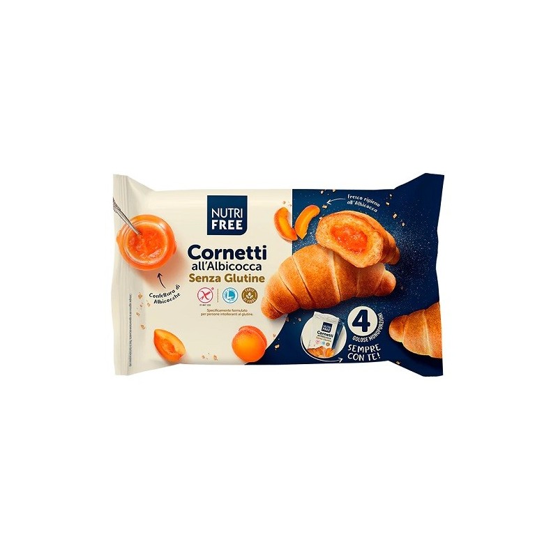 NUTRIFREE CORNETTI ALBICOCCA 4X60 G