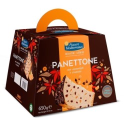 PIACERI MEDITERRANEI PANETTONE CIOCCOLATO ARANCIA 650 G