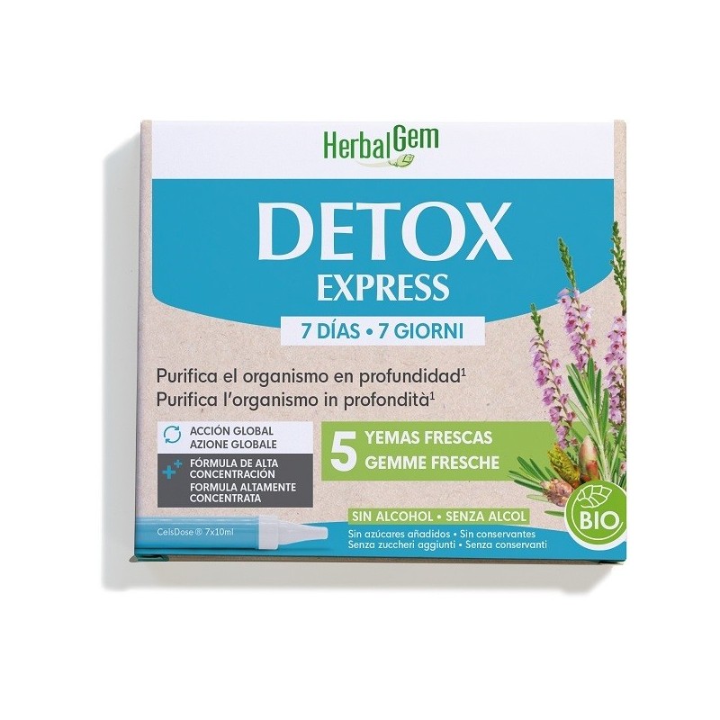 HERBALGEM DETOX EXPRESS BIO 7 GIORNI 7X10 ML