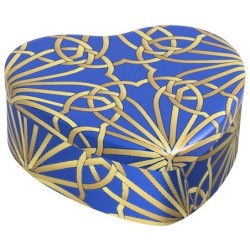 COLORS CANDELA CUORE BLU/ORO 95 G