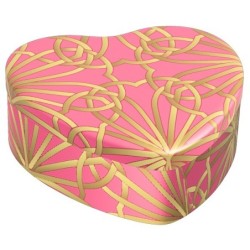 COLORS CANDELA CUORE ROSA/ORO 95 G