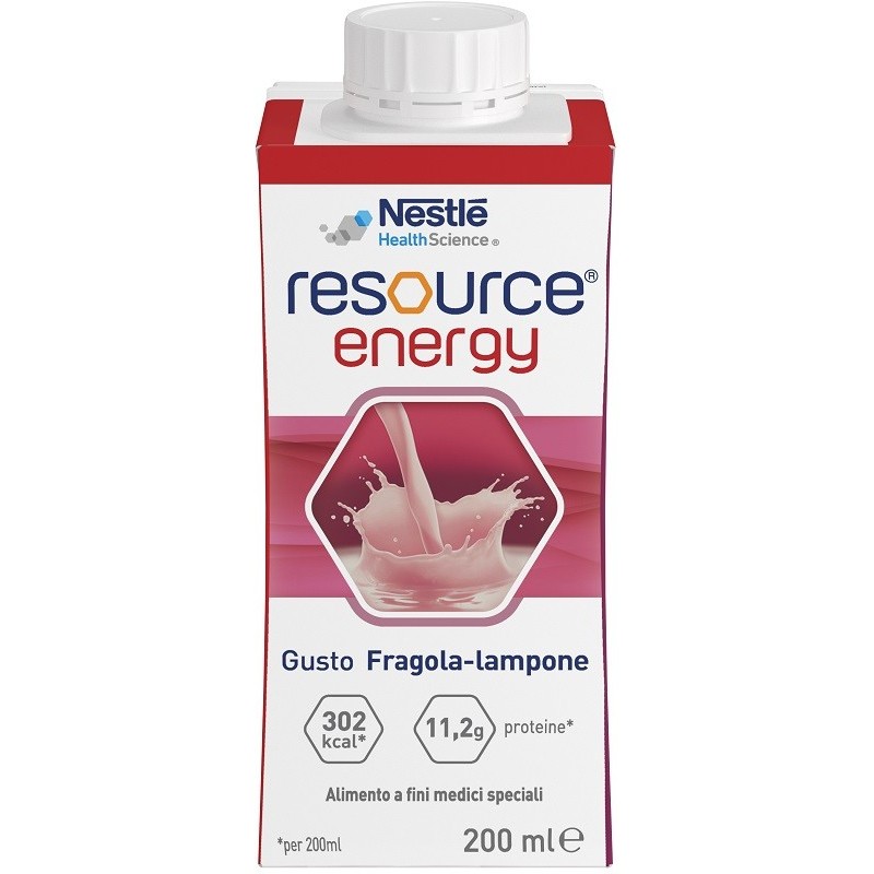RESOURCE ENERGY FRAGOLA-LAMPONE 200 ML