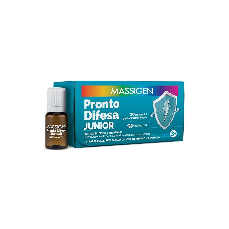 MASSIGEN PRONTO DIFESA JUNIOR 10 FLACONCINI DA 10 ML