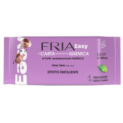 FRIA EASY CARTA IGIENICA EFFETTO EMOLLIENTE 12 SALVIETTE