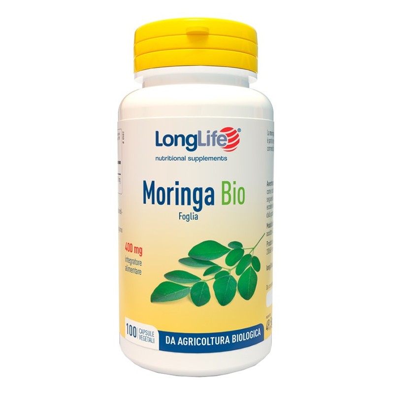 LONGLIFE MORINGA BIO 100 CAPSULE VEGETALI