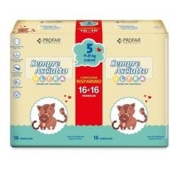 PANNOLINI PROFAR SEMPRE ASCIUTTO ULTRA JUNIOR 11/25 KG BIPACCO 16+16 PEZZI