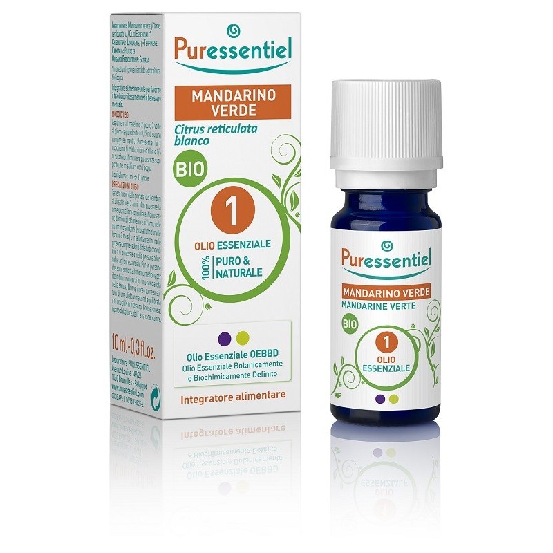 PURESSENTIEL MANDARINO OLIO ESSENZIALE BIO 10 ML
