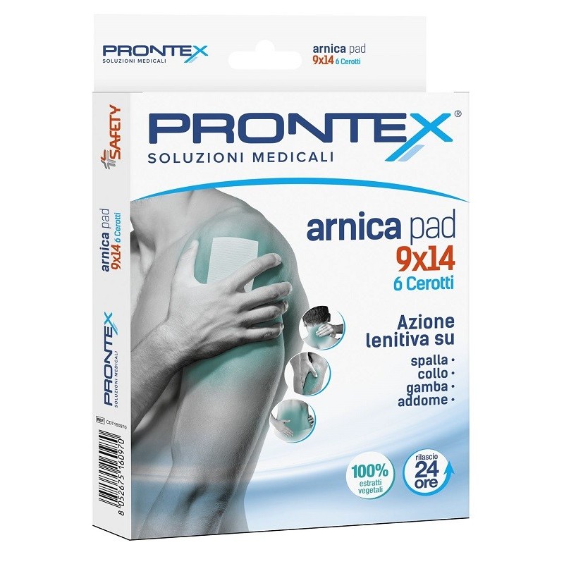 CEROTTO PRONTEX ARNICA PAD 9 X 14 6 PEZZI