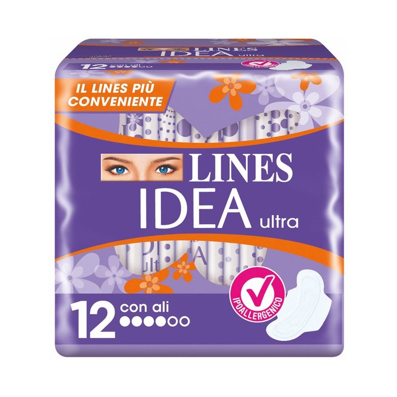 IDEA ULTRA ASSORBENTE GIORNO CON ALI 12 PEZZI
