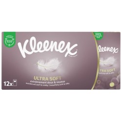 KLEENEX ULTRA SOFT FAZZOLETTI 12 PEZZI
