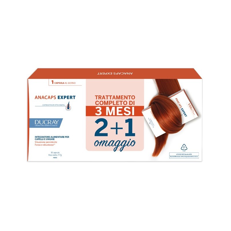 DUCRAY ANACAPS EXPERT CAPELLI E UNGHIE 3 X 30 CAPSULE