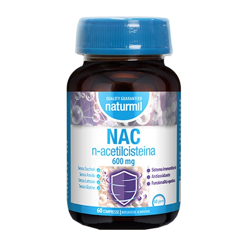 NATURMIL NAC N-ACETILCISTEINA 600 MG 60 COMPRESSE