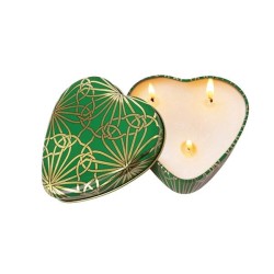 COLORS CANDELA CUORE VERDE/ORO 95 G
