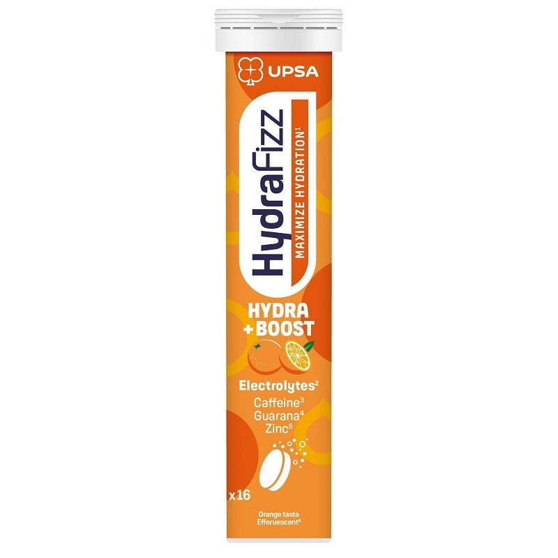 UPSA HYDRAFIZZ BOOST MAXIMIZE HYDRATION 16 COMPRESSE EFFERVESCENTI