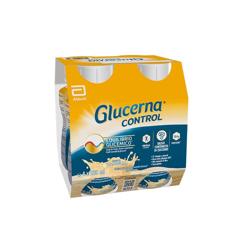 GLUCERNA CONTROL VANIGLIA 4X220 ML