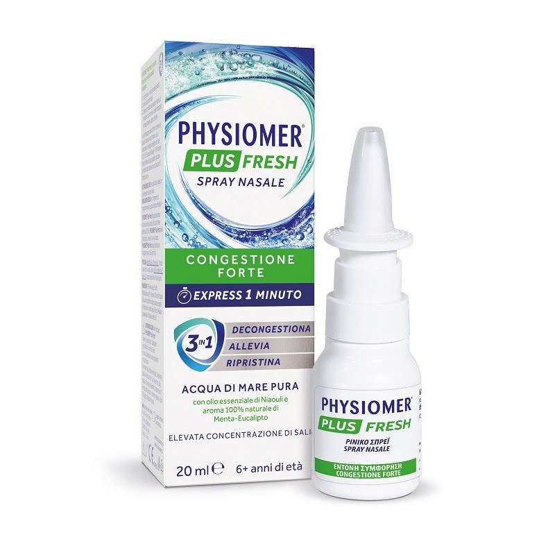SPRAY NASALE PHYSIOMER PLUS FRESH 20 ML