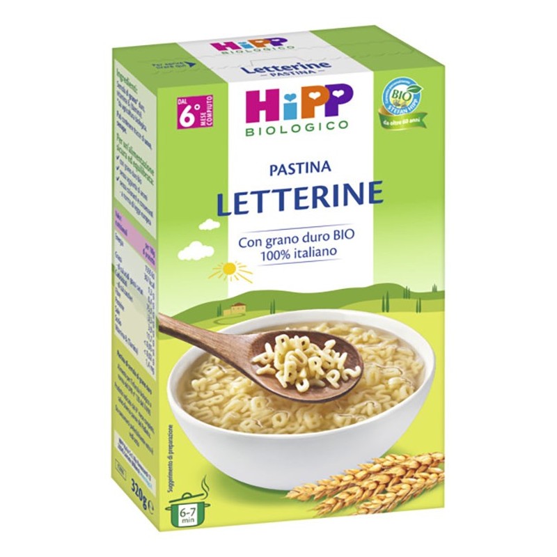 HIPP BIO PASTINA LETTERINE 320 G