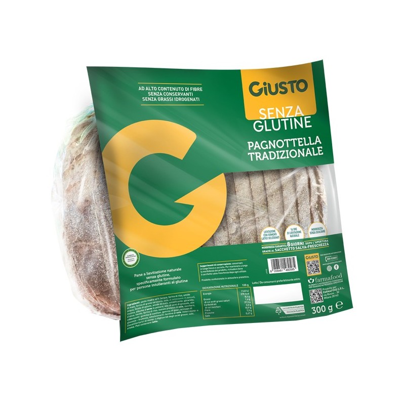GIUSTO SENZA GLUTINE PAGNOTTELLA 300 G