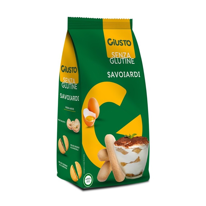 GIUSTO SENZA GLUTINE SAVOIARDI 150 G GIUSTO SENZA GLUTINE SAVOIARDI 150 G