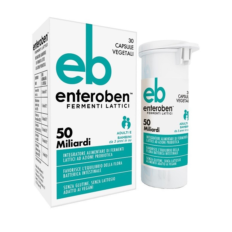 ENTEROBEN 50MLD 30 CAPSULE VEGETALI