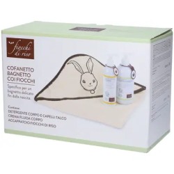 FIOCCHI DI RISO COFANETTO BAGNETTO CREMA FLUIDA CORPO 240 ML + DETERGENTE CORPO E CAPELLI TALCO 400 ML
